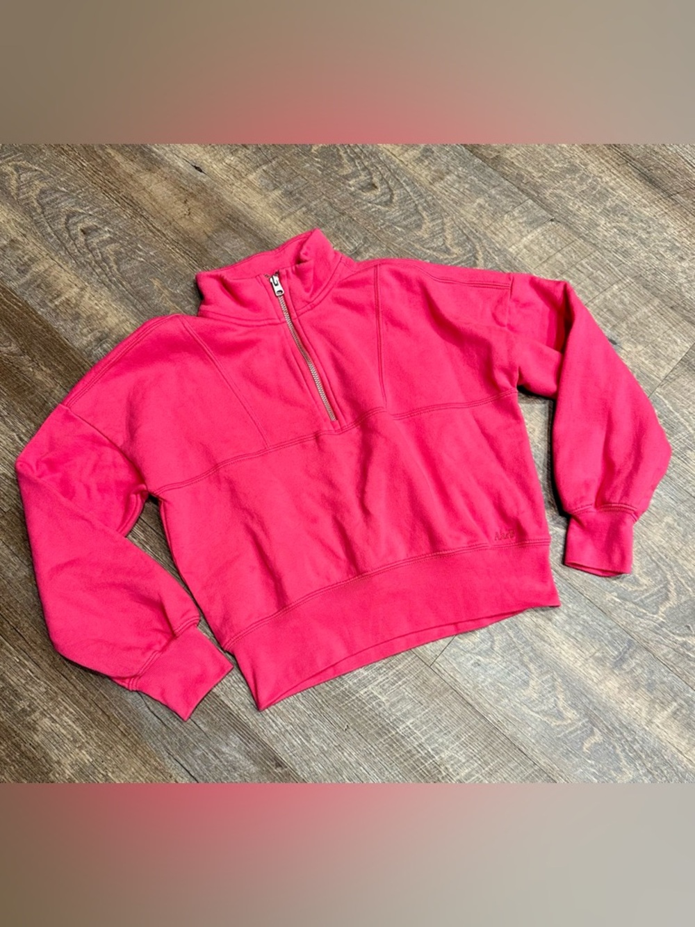 Abercrombie & Fitch Hot Pink Half-Zip Pullover size 11/12